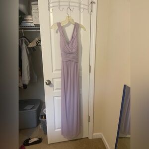 David's Bridal Iris chiffon bridesmaid dress-size 10